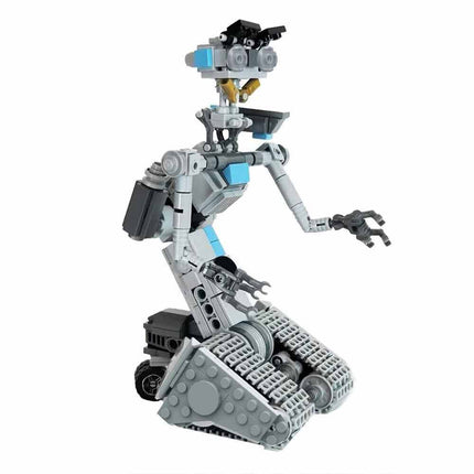 368‑Piece Sci‑Fi Tracked Robot Model Building Blocks Set, Kids DIY Construction Toy