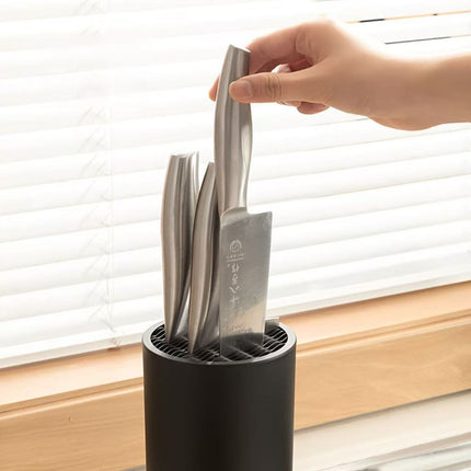 Multifunctional Western Style Kitchen Knife Block, Household Knife Storage Holder