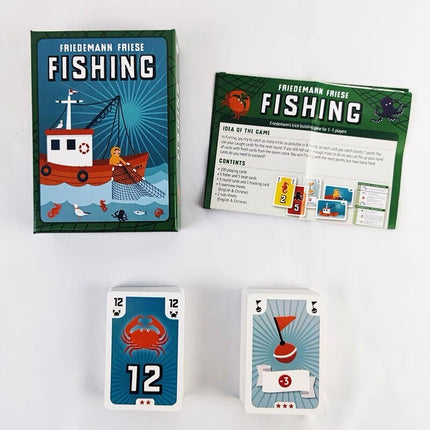 Fishing Game Trick-taking Deck-building Family Board Game English Card Game