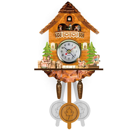 Cuckoo Forest Clocks Wall Clock Vintage Rustic Wooden Clocks Home Decor