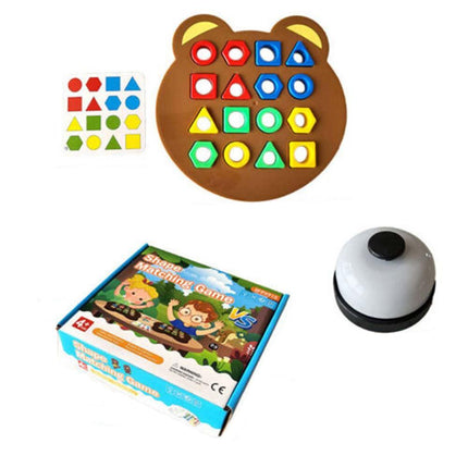Shape Matching Board Game Color Sensory Educational Toy Shape Quick Matching