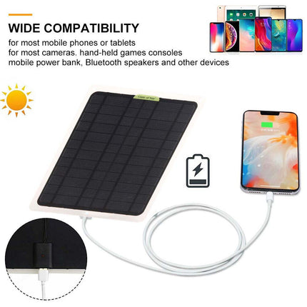 22W Watt Solar Panel Trickle Charger 12V Battery Charger RV Boat Car Camping