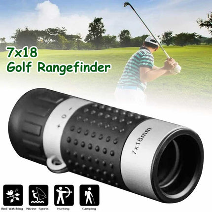 7 x 18 Golf Monocular Rangefinder Distance Meter Finder Binocular Pocket Scope