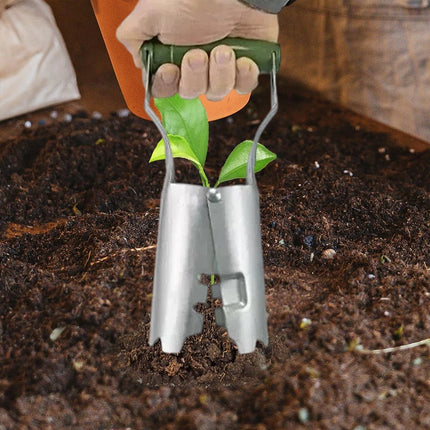 Hand Bulb Planter Soil Insertion Flower Sowing Grass Planting Spade Garden Tool
