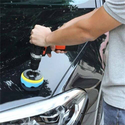 22pcs Buffing Waxing Polishing Sponge Pads Kit Set For Car Polisher Clean Drill