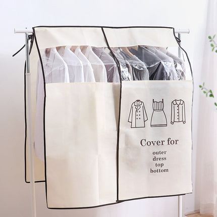 Clear Clothes Rail Cover Hanging Garment Coat Hanger Rack Storage Protector