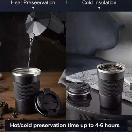 510ml Stainless Steel Insulated Thermos Mug – Ideal for Tea, Coffee & Travel