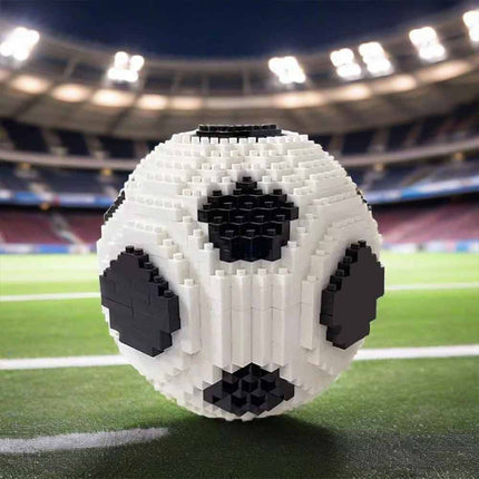 9.5CM Soccer Football Mini Model Building Blocks, Educational Creative DIY Brick Toy Set