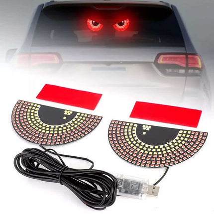 2PC Led Eyes for Car Window Truck Dynamic Eye Lamp Devil Eyes for Car Windows