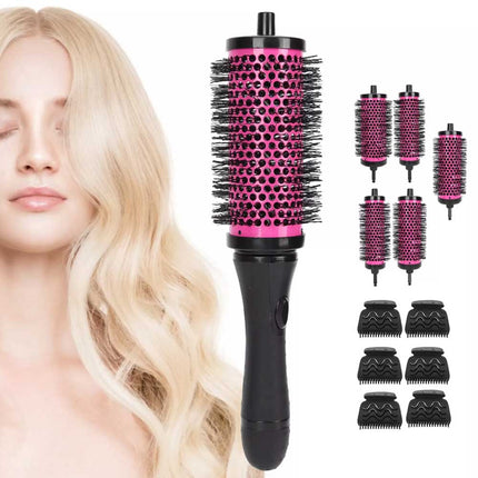 Brush Set with Detachable Barrels Round Hair Styling Tool 6 Barrels UK