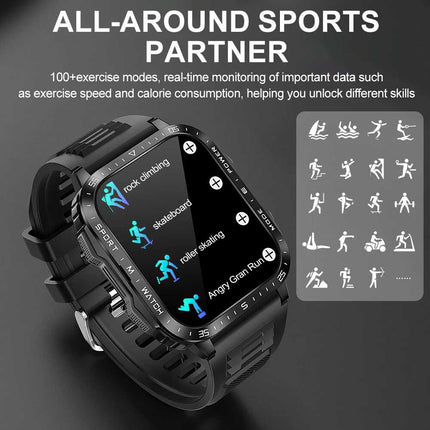 2025 Smart Watch for Men Women Waterproof Smartwatch Heart Rate Fitness Tracker