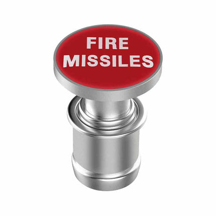 Universal Red Fire Missile Button Car Cigarette Lighter Cover 12V Accessories