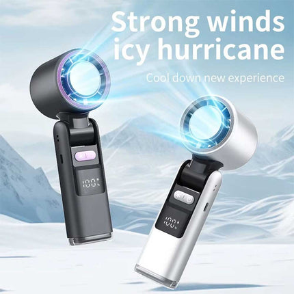 Usb Rechargeable Mini Hand-Held Fan Portable Folding Desk Fan Cooler Cooling