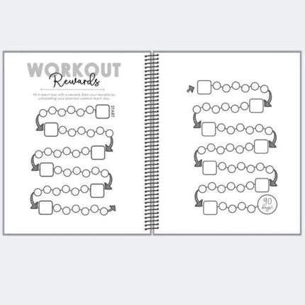 Challenge Accepted 90-Day Fitness Planner & Journal – Workout and Meal Tracker