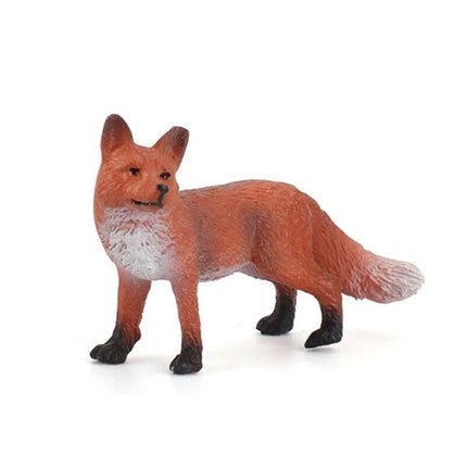 6pcs/Set Woodland Animal Figures – Deer Fox Rabbit Squirrel Ornaments