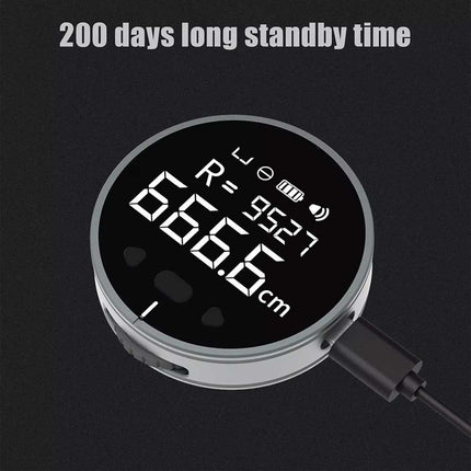 8 in 1 Electronic Tape Measure LCD Digital Ruler Rechargeable Multi-function AUS