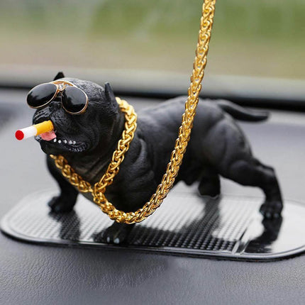 Pitbull Dog Car Interior Decoration Dashboard Ornament Fashion Funny Decor