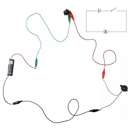 Sntieecr Electric Circuit Motor Kit, Science Experiment Educational Montessori Toy