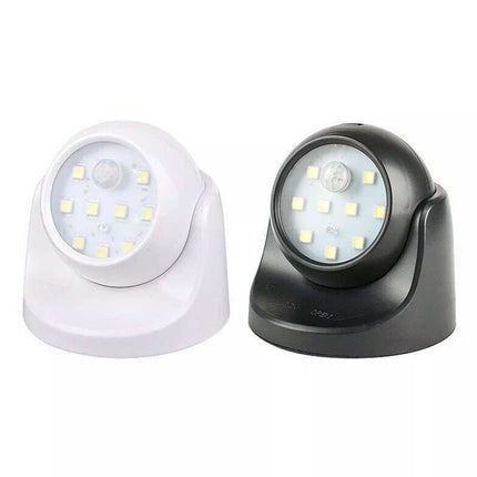 360° Battery Operated Indoor Outdoor Garden Motion Sensor Security LED Light New
