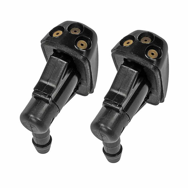 2X Car Windscreen Washer Wiper Nozzle Front Window Spray Jet Nozzles Universal