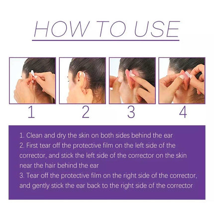 Earlap Cosmetic Ear Corrector, Earlap Prominent Ears Ear Corrector, 6pcs/box