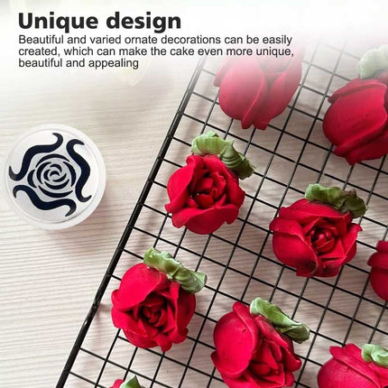 Stainless Steel XL Rosebuds Russian Flower Icing Tip Pastry Piping Nozzle DIY