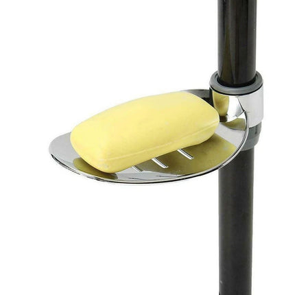 Adjustable Slide Soap Holder, Leaf Shape ABS Shower Soap Tray