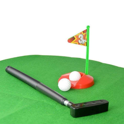 Classic Toilet Golf Game Novelty Mini Potty Putting Bathroom Golfing Toy Set