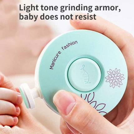 6IN1 Electric Baby Nail Trimmer Newborn Safe Grinder Clipper Tool Kit Manicure