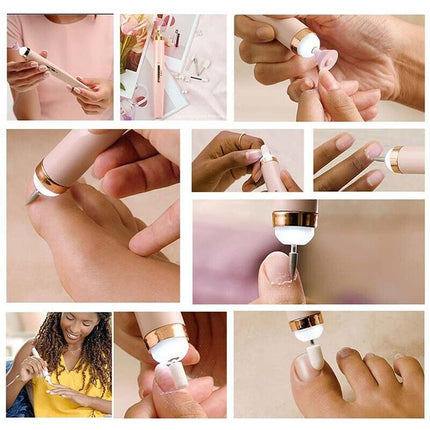 Rechargeable Electric Nail Drill File Kit, Portable Manicure Pedicure Machine