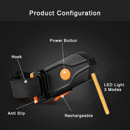 LED Bike Tail Light, Rechargeable USB Bicycle Rear Cycling Lights