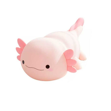 Cute Axolotl Nursery Sleeping Lamp Silicone USB Rechargeable Table Lamp
