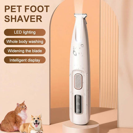 Professional Cordless Pet Clippers - Silent Dog Hair Trimmer & Grooming Shaver Set with Free Replacement Blades