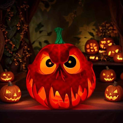 LED Halloween Pumpkin Lantern Decorative Light Party Prop Ornament