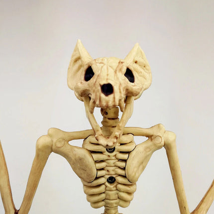Animal Skeleton Decorations Rat Bat Realistic Bones Scary Halloween Party Props