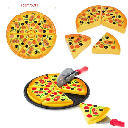 Simulation Pizza Pretend Play Food Toy, Kids Kitchen Playset (No Tray)