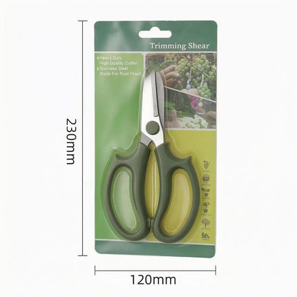 Stainless Steel Floral Pruning Shears, Garden Scissors for Potted Plants & Flowers