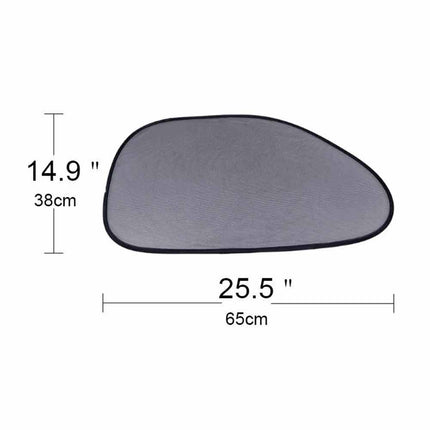 2Pcs Car Sun Shade Cover, Mesh UV Protection for Front Rear Windows