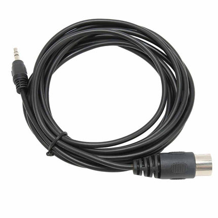 7 Pin DIN MIDI Male to 3.5mm Stereo Male Audio Cable, Plug & Play HiFi Replacement Cord 1.5M