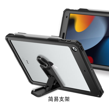 Rugged Heavy-Duty Protective Case for iPad 7/8/9 10.2 Inch, Waterproof & Shockproof Drop-Proof Cover