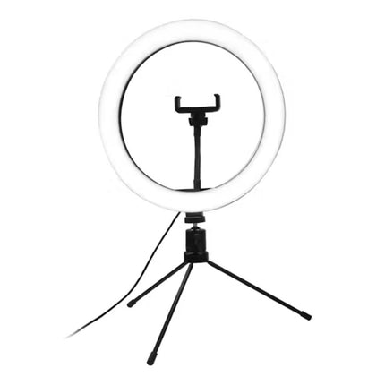 Cygnett V-Glamour 10" Ring Light Desktop Tripod with Bluetooth Remote
