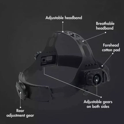 Auto Darkening Welding Mask Helmet – Solar-Powered for ARC, TIG, MIG & Grinding