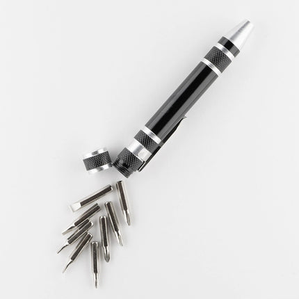 8-in-1 Precision Magnetic Screwdriver Pen Set, Mini Pocket Screwdriver Tool for Watch, Glasses & Electronics Repair