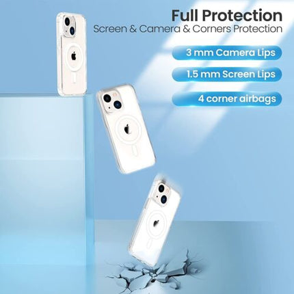 IPhone 14 Pro Max Plus MagSafe Shockproof Magnetic Case Screen & Lens Protectors