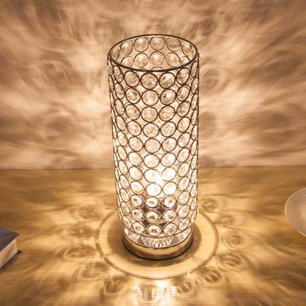Crystal Bedroom Nightstand Light Bedside Table Lamp Home Decor Desktop Lamp