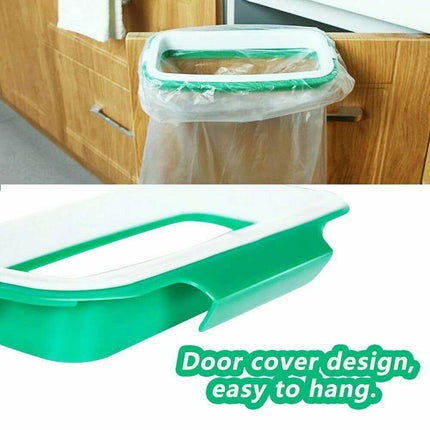 2Pack Hanging Kitchen Trash Garbage Carrier Storage Bag Sack Hanger Holder