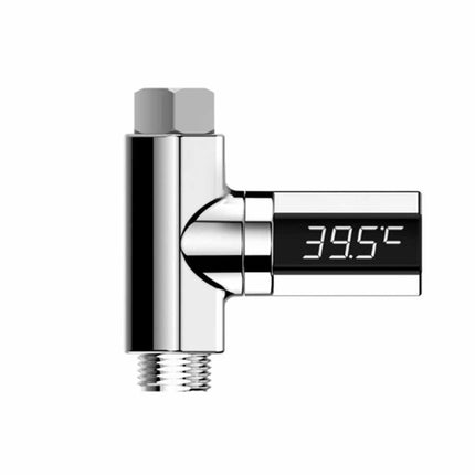 Flow Water Shower Electricity Self-Generating LED Celsius Display Thermometer AU