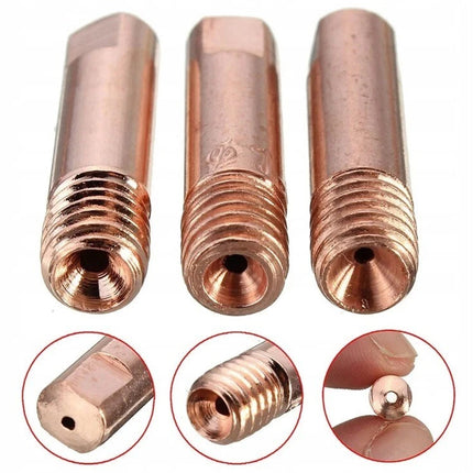 Professional MIG MB-15 Torch Accessory Kit 30 PCS Gas Nozzles & Contact Tips