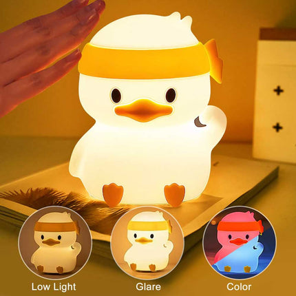 USB Rechargeable Color Changing Duck LED Night Light