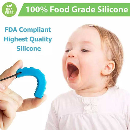 5pcs Kids Adults Sensory Chew Necklace Autism ADHD Biting Gem Chew Teething Toys